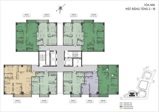 Hình ảnh 3PN+1 116m2 góc 3 mặt thoáng Berriver 390 Nguyễn Văn Cừ.Bao thuế phí