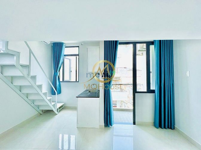 Hình ảnh Căn Hộ Studio Duplex Mới +  cửa sổ To thoáng view xanh Nơ Trang Long