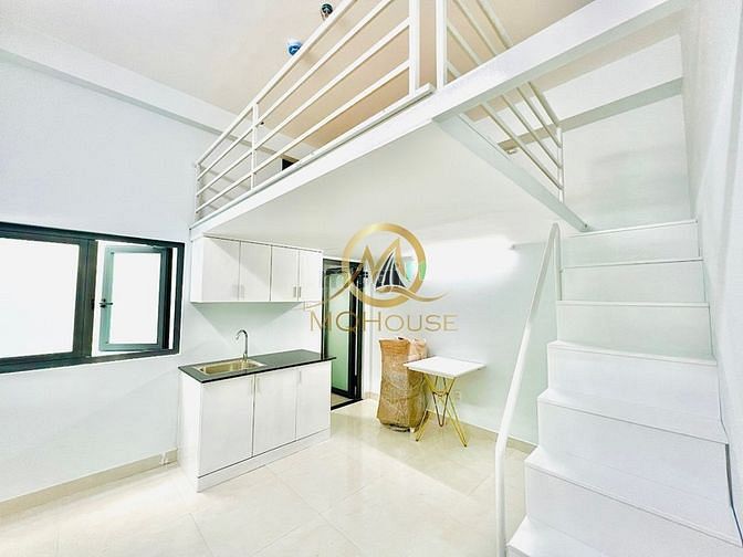 Hình ảnh Phòng Gác Mới - Studio gần Văn Lang CS3 - rộng thoáng thang máy
