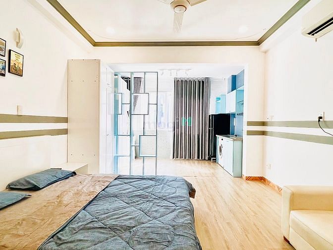 Hình ảnh Studio MỚI ✨ 50m2🔅Full Nội Thất Máy♻️Giặt Riêng Ngay CV Lê Văn Tám🔱