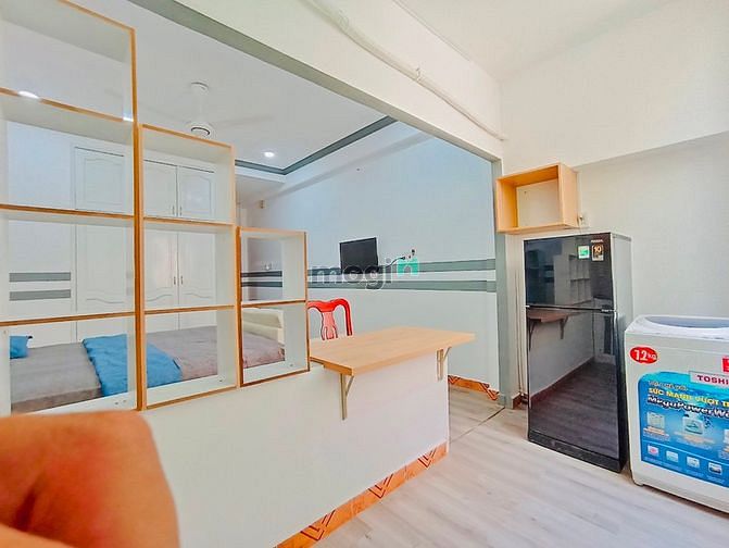 Hình ảnh Studio MỚI ✨ 50m2🔅Full Nội Thất Máy♻️Giặt Riêng Ngay CV Lê Văn Tám🔱