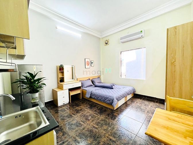 Hình ảnh Studio💯30m2 FULL⚜️Nội Thất Cửa Sổ Trời💠Bãi Giữ Xe 24/24 Trung Tâm Q3
