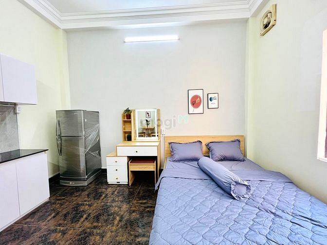 Hình ảnh Studio💯30m2 FULL⚜️Nội Thất Cửa Sổ Trời💠Bãi Giữ Xe 24/24 Trung Tâm Q3