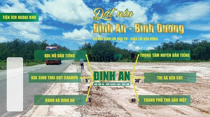 Hình ảnh Đất sổ hồng 225m2 DH704, huyện Dầu Tiếng 980tr