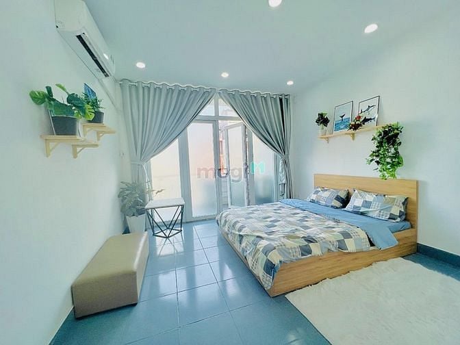 Hình ảnh CH dạng 1PN tách bếp rộng hơn 47m2 balcon gần cầu bông