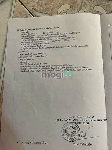 Hình ảnh Bán Lô Đất Giá Mb6623 phiên bản mới nhất Phường Tân Vạn Giá Chỉ: 1Tỷ 350Triệu