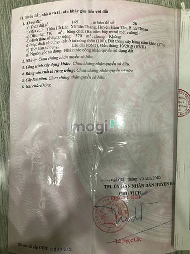 Hình ảnh Đất sát biển Tân Thắng Bình Thuận 2 tỷ 350