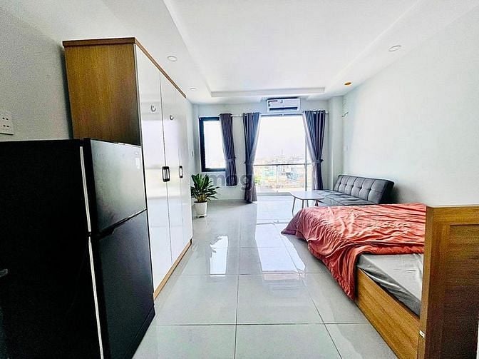 Hình ảnh Mb6623 nạp rút nhanh chóng cho thuê giá rẻ ngay Đh Văn Lang_ban công_Full nội thất