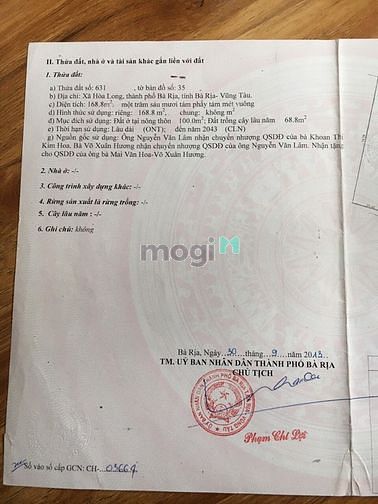 Hình ảnh Cần Bán Đất Nông Nghiệp Hòa Long