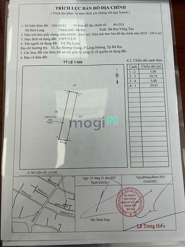 Hình ảnh Cần Bán Đất Nông Nghiệp Hòa Long