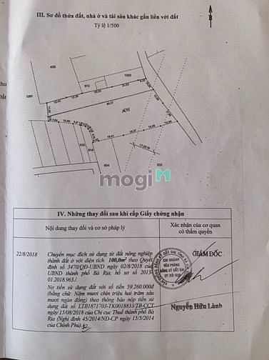 Hình ảnh Cần Bán Đất Nông Nghiệp Hòa Long