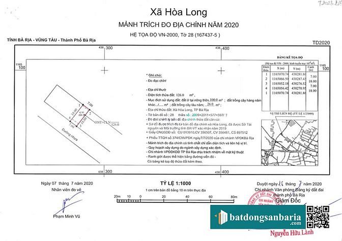 Hình ảnh Nhánh 2, tuyến tránh Quốc Lộ 56, Hòa Long, TP. Bà Rịa