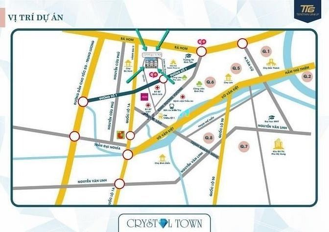 Hình ảnh Crystal Town – phố Pha Lê giữa lòng dô thị sầm uất bậc nhất Sài Gòn