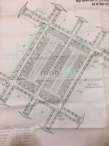 Hình ảnh MB 889 Quảng Thắng, tp Thanh Hoá - 102,5m2- hướng Đông nam, sát chợ QT