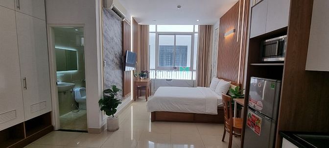 Hình ảnh Căn Hộ Studio Full Nội Thất Ban Công Lớn Him Lam Cầu Kênh Tẻ D4 Quận 7