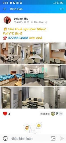 Hình ảnh Cập nhật giá cho thuê CĂN HỘ VINHOME Q9-SẴN PASS THẺ-