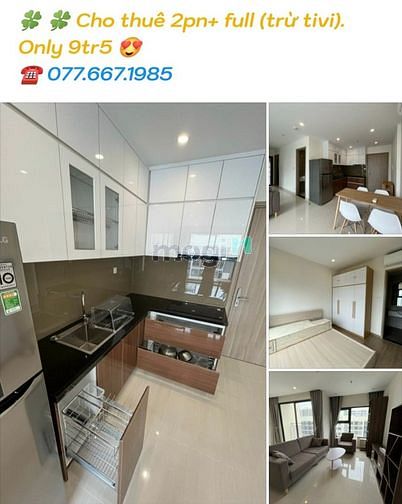 Hình ảnh Cập nhật giá cho thuê CĂN HỘ VINHOME Q9-SẴN PASS THẺ-