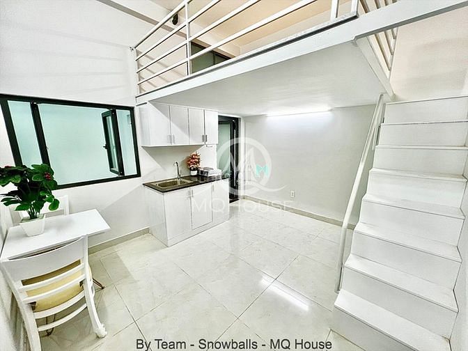 Hình ảnh Căn Hộ Studio Duplex Mới +  cửa sổ To thoáng view xanh Nơ Trang Long