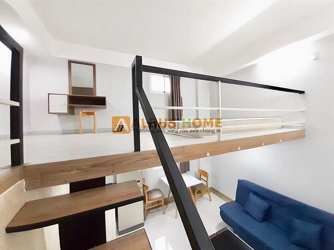 Hình ảnh Mb6623 nạp rút nhanh chóng gác cao 1m8 studiofull nội thất máy giặt riêng trung tâm quận 7