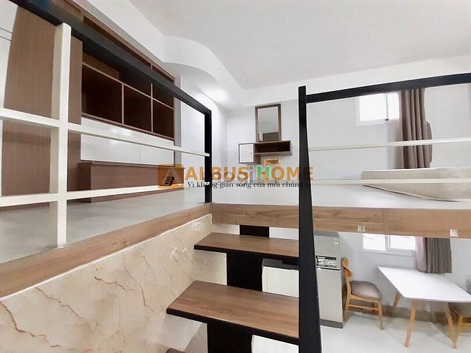 Hình ảnh Mb6623 nạp rút nhanh chóng gác cao 1m8 studiofull nội thất máy giặt riêng trung tâm quận 7