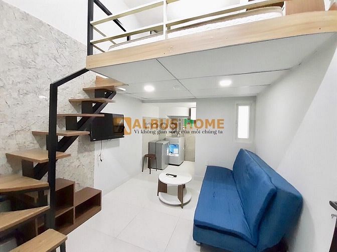 Hình ảnh Mb6623 nạp rút nhanh chóng gác cao 1m8 studiofull nội thất máy giặt riêng trung tâm quận 7