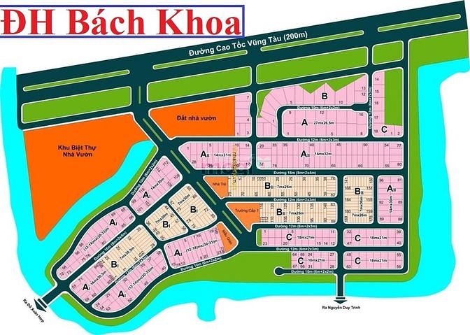 Hình ảnh Bán đất nền đại học Bách khoa, quận 9, xây dựng tự do DT từ 231m2