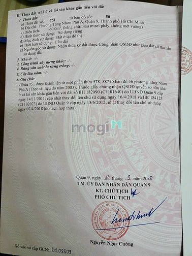 Hình ảnh Bán đất hẻm xe hơi đường số 102 P tăng nhơn phú A.Q9