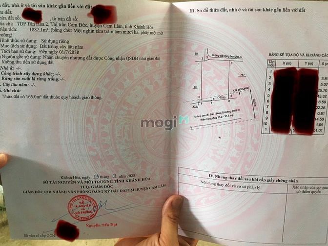 Hình ảnh Đất 2 mặt tiền đường dẫn cao tốc Lê Lợi - Cam Đức