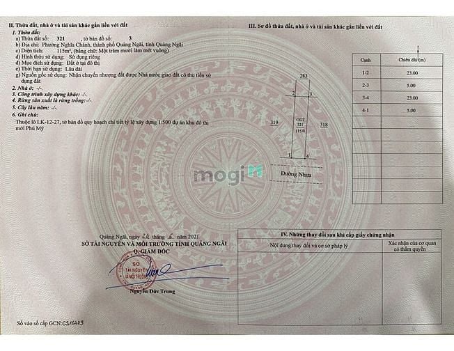 Hình ảnh 5 lô đất thuộc Dự án Khu đô thị Phú Mỹ