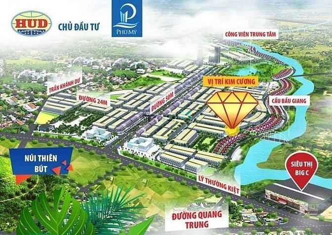 Hình ảnh 5 lô đất thuộc Dự án Khu đô thị Phú Mỹ