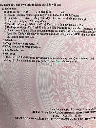 Hình ảnh chủ nhà gửi bán mảnh đất shr, mặt tiền đường DT741