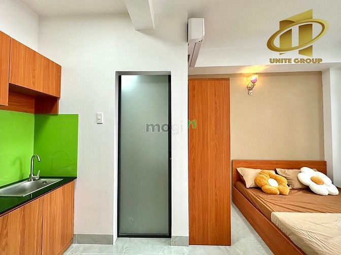 Hình ảnh căn 1pn full nt- mới- có ban công gần chợ bà Chiểu