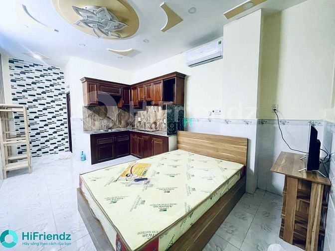 Hình ảnh Studio chỉ tính điện nước gần cầu chữ Y full nội thất - HF