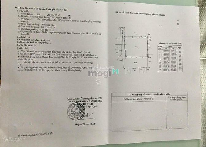 Hình ảnh BDS HVL Bán đất đường xe hơi phường Bình Trưng Tây, TĐ 16/04/2023