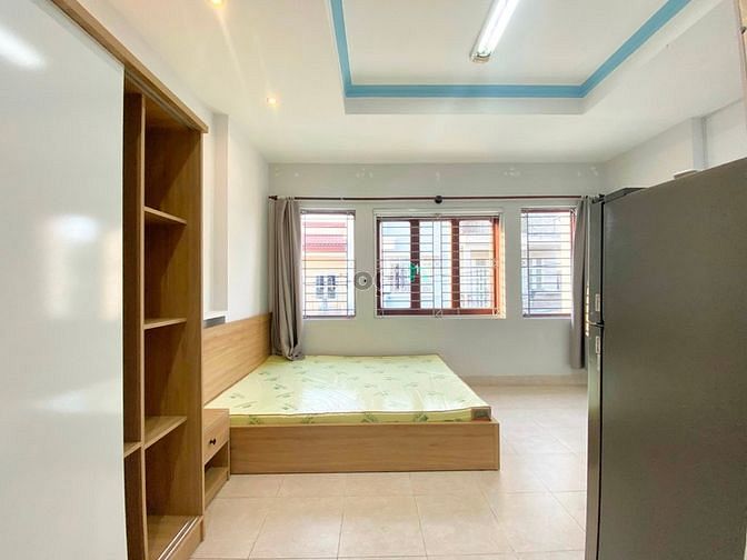 Hình ảnh Studio trống sẵn, đầy đủ nội thất, có máy giặt riêng