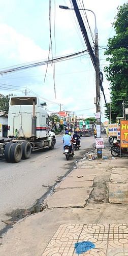 Hình ảnh bán nhà đường bùi văn hòa, 2 mặt tiền trước sau sổ hồng riêng 465m2