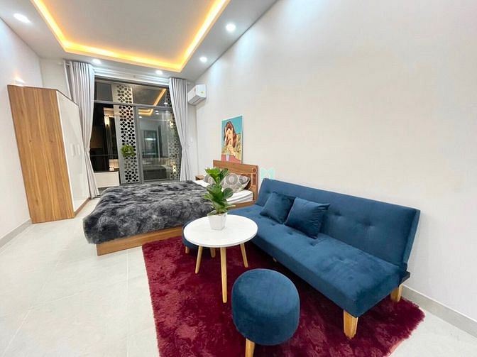 Hình ảnh Cho thuê Trang Chủ MB66.COM / Đăng Ký Tặng 66K studio ban công full nội thất mới_Thang máy_Lê Văn Sỹ
