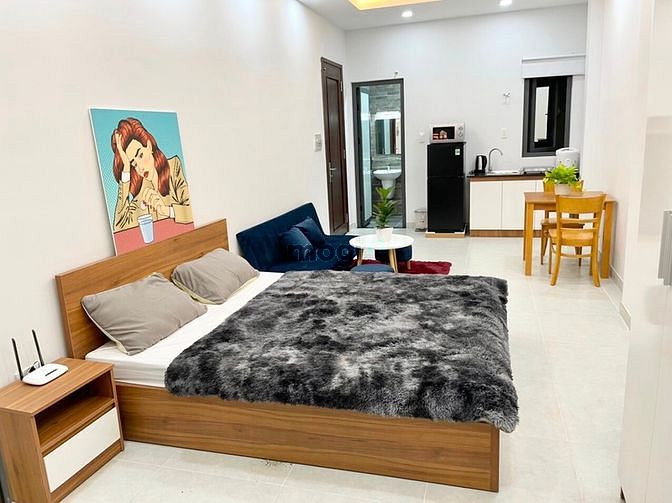Hình ảnh Cho thuê Trang Chủ MB66.COM / Đăng Ký Tặng 66K studio ban công full nội thất mới_Thang máy_Lê Văn Sỹ