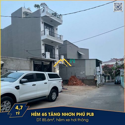 Hình ảnh VLR[LK]- Đất mặt tiền HẺM XE HƠI THÔNG 86m² Phước Long B Q9