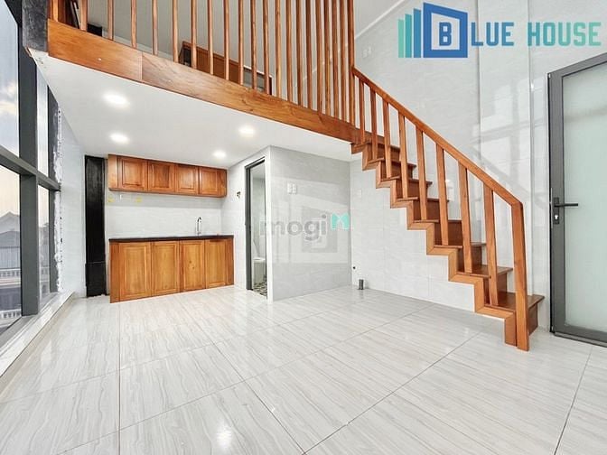 Hình ảnh Duplex Gác Cao 1m8_Ốp Full Gỗ_ Phòng View Kính cực chill_Aeon Tân Phú