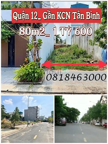Hình ảnh Bán lô đất Quận 12 Tân Thới Nhất