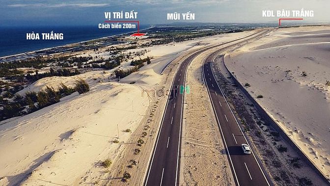 Hình ảnh Bán đất Hòa Thắng Bình Thuận cách biển 200m gần Bàu Trắng