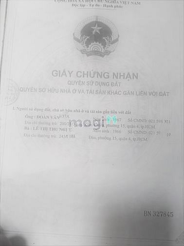 Hình ảnh về quê bán gấp nhà 2 lầu, 19m2 hem 2m 243/53 Tôn Đản
