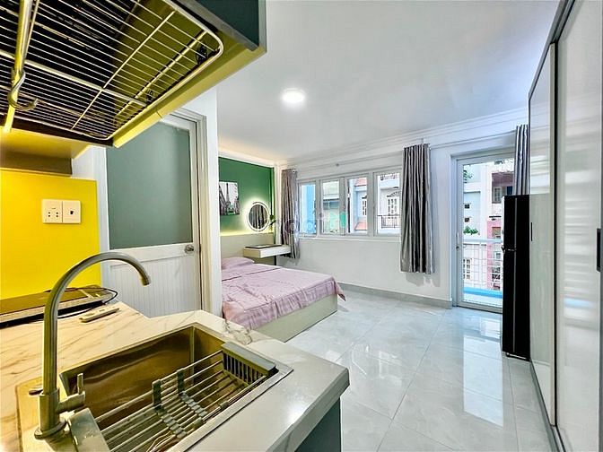 Hình ảnh Cho Thuê_ Studio_Ban Công_Full Nội Thất_Trung Tâm Quận 3