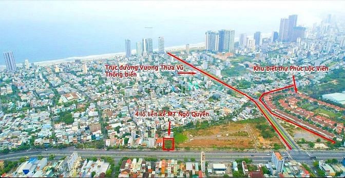 Hình ảnh Bán 4 lô liền kề mặt đường Ngô Quyền 490m2, có sổ đỏ