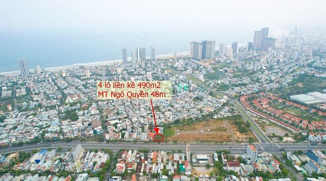 Hình ảnh Bán 4 lô liền kề mặt đường Ngô Quyền 490m2, có sổ đỏ