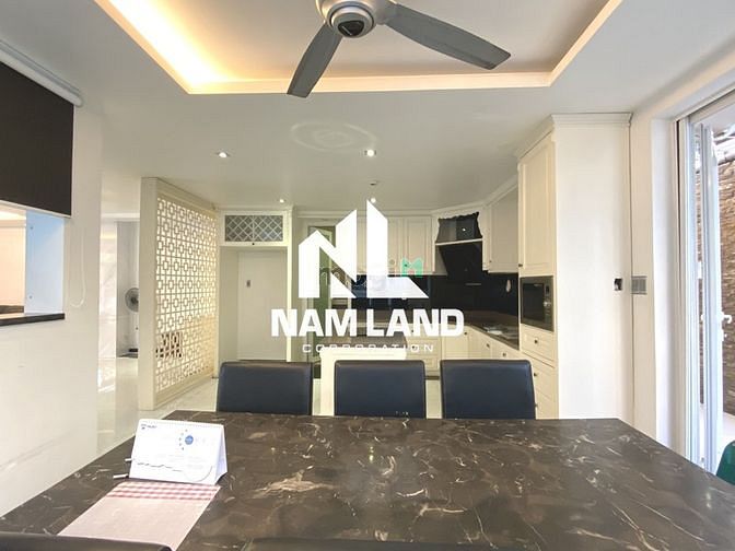 Hình ảnh Cho Thuê Biệt Thự 400m2 Hầm 3 Lầu 5 Phòng Sau SONH HÀNH_An Phú