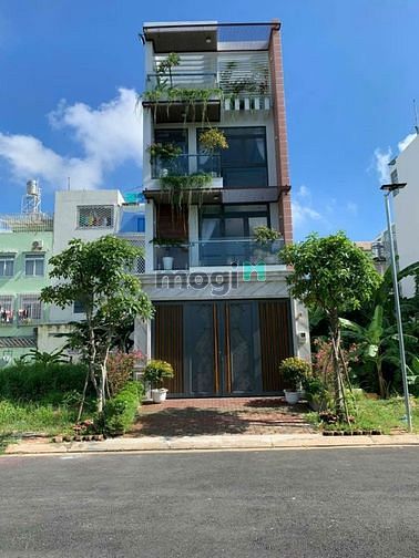 Hình ảnh Nhà phố 4 tầng đường số KDC Phú mỹ, Q7. 5*18.