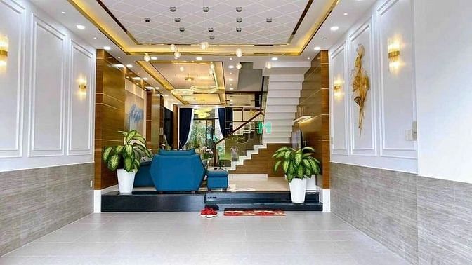 Hình ảnh Nhà phố 4 tầng đường số KDC Phú mỹ, Q7. 5*18.