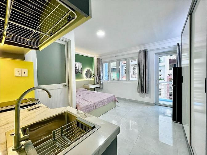 Hình ảnh 🏢Căn Hộ Studio Full NT_Ban Công Thoáng_Thang Máy_Ngay Bộ Công An Q.1